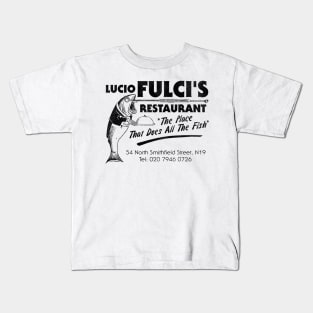 Fictional Lucio Fulci's Restaurant - Shaun of the Dead Movie Kids T-Shirt